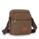 Shoulder bag men's crossbody bag backpack casual canvas bag Korean style fashion casual vertical commuter postman bag men's bag khaki ZQ2557