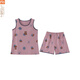 Pyjamas modal pour les femmes en été 2025 Nouveau gilet Sentiment grande taille avec poitrine de poitrine de coton intégré à suspension sans manches pour l'usure extérieure FY9859 L (recommandée 95-115jin [Jin est égal à 0,5 kg]))