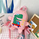 Sac pour enfants de dessin animé multi-fonctions anti-permante.Almage de maternelle à la maternelle Hot Dinosaur Sac à dos Casual Children's Backpack Red