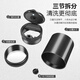 Suitable for Porsche Cayenne Macan Paramela 718/911/Taycan Car Metal Ashtray Porsche [Black] Long Model