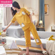 
Modal pajamas for women in summer 2025 new short-sleeved cropped pants suit summer middle-aged mother women casual home clothes short-sleeved cropped pants-679 M Recommended 80-100Jin [Jin equals 0.5 kg]