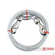 Star rudder dog wire rope dog leash pet leash dog rope anti-bite thickened reinforced dog chain white 5mm*5m