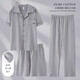 Catman (Miiow) Pajamas para hombres Summer 2025 Nuevos pantalones de manga corta de algodón puro El estilo delgado se puede usar en el exterior con ropa para el hogar de gran tamaño LMSJ9277 3XL recomendado 175-195Jin [Jin equivale a 0.5 kg]