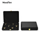 Biyun Joya de alta gama Box de almacenamiento de joyería de alta gama Hogar Multi-Función Collar de joyería Baja de regalo de regalos (Noche de luna negra) -H15601