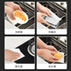 Baijiahaoshi disposable lazy rag 24*25cm 1 roll 50 pieces kitchen dishwashing rag scouring pad kitchen paper oil absorbent