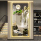 Decoración de la puerta de entrada de Zoci Pintura de la puerta del italiano Bienvenido Bienvenida Pino Lámpara de lujo Entrada Entrada Decoración Corredor Corredor colgante Pintura CN-7170 Agua flotante para ganar dinero estilo ordinario sin luz de 35 mm templado al alto lumbar puro 12 puro 12