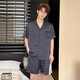 SXMM International first-line brand silk pajamas men 100% mulberry silk silk silk large size light luxury home clothing 3899 apricot color (gift box packaging) L [Weight: 100-139Jin [Jin equals 0.5 kg]]