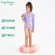 Frog Prince swimsuit printed children's 2025 new style split long-sleeved swimsuit for girls, middle and large children, baby sun protection