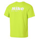 Nike (Nike) Kurzärärmelte Herren Sommer Mode grüne Pflanzenbuchstaben Graffiti Sportswear atmungsaktives lässiges rundes Nacken T-Shirt Hv4882-389 Hellgelb/Shanfeng Weiß L.