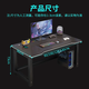 Yaoying Computer Desk Desktop Esports Desk Home Study Desk Writing Desk Workbench Office Desk HXZ33 Upgraded Reinforcement 80*60cm (Esports Black)