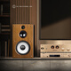 Youtang D398 Fever Grade HiFi Tube-Verstärker-Audio-Set für Electronic Tube Amplifier Haushalte Hochfutterbluetooth CD-Maschine Dreiviertel Frequenz 8-Zoll-Passive Buchhandlungslautsprecher Kombination Audio HiFi Audio-Set (Walnussfarbe) mit CD-Version)