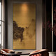 Pinturas de té zen de estilo de cobre dorado de estilo zhonglu