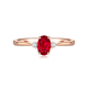 Tingliang 18K gold 0.6 carat pigeon blood red ruby ring, natural diamond women's ring, colorful treasure for your lover, size message (No. 10 to 20) in stock