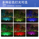 Yaming tree light landscape LED hit light RGB tree garden garden greening outdoor waterproof colorful floor lamp Yaming genuine-300W monochrome white light-foot tile thickening-IP6624