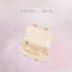 Toutou line puppy joint branding girl cute Cambridge bag versatile hand-held crossbody bag PU shoulder bag Cream puppy white