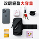 FGHGF sports running mobile phone arm bag for men and women outdoor fitness running equipment cycling mobile phone bag wrist cover mobile phone carrier arm bag double layer blue/under 6.7 inches