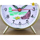 
Imported quality of Germany's super loud sound wake up horseshoe watch alarm clock horseshoe mechanical watch vintage retro nostalgic metal blue bronze 1585 battery model