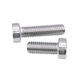 Bingneng 304 stainless steel DIN7984 thin head hexagonal vacuum hollow screw exhaust threading through hole screw bolt M10*45 (5 pieces) aperture 3.0