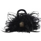 Hua Shike stars the same elegant feather clip, high-end shark clip for the back of the head, half-tied hair clip to show hair volume, gold glitter diamond feather clip