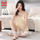 Cat man (MiiOW) pajamas for women in summer modal cotton silk vest sexy suspender two-piece suit chest pad summer thin home clothing LYH-12108 M