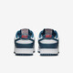 Nike (NIKE) men's shoes Dunk Low Retro white navy, non-slip and wear-resistant, men's low-top lightweight casual shoes DD1391-400 38.5