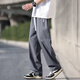 Seven Wolf summer ice silk pants for men's thin new style trendy loose straight pants for men's breathable casual quick-drying trousers for men K6636 Khaki 3XL about 155~175 Jin [Jin equals 0.5 kg] can be worn