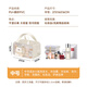 Baicaoyuan toilet bag cosmetic bag large capacity dry and wet separation travel toilet bag swimming storage bag bath bag double-layer medium size