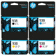 
HP (HP) 938 original ink cartridge four-color set suitable for hpOJ9110b 9120 9130 9720 9730 printer 938 ink cartridge black blue red yellow
