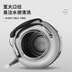 Extra thick stainless steel kettle large capacity whistle kettle teapot household induction cooker gas hot water commercial silver 8L
