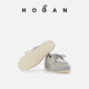 HOGAN【TC】女鞋春夏系列H-Wrap系列H681船鞋系带厚底鞋 灰色 35