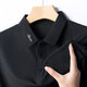 La Vico Hailan Home (HLA) Mismo estilo Dad Summer Camiseta de manga corta Hombres Men a la corbata de seda Tie Pocket Top Top de mediana edad y anciana DX-ZF9196 Navy [Pocket True Pocket] M 165 Tamaño recomendado 90-115 Jin [Jin equivale a 0.5 kg]