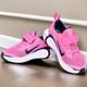 Nike (NIKE) summer Nike Velcro running shoes mesh breathable ultra light soft sole sports men and women large children's shoes RU9856 2088 black and white 34 (inner length 21.5cm)