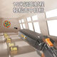 Timini Lehui Fusil de chasse à double tube chariot S686 Toy à double tube pistolet de simulation d'enfants Sigle de simulation lancinant une balle douce pistolet doux arme de gris gris