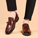 Cartelo Crocodile (Cartelo) Matte Suit Mate Shoule Men's Leather Shops Flat Groom's Bright Formal Wear Jóvenes Potaciones de boda casuales zapatos de boda de primavera y otoño 9923 Matte Black 39