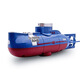 Shantoulin Village LSRC Remote Contrôle sous-marin Submersible Fish Tank Toy Mini Modèle Modèle Modèle Modèle Nuclear Submarine Blanc Default