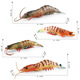 Shantoulin Village Simulation Children's Early Education Cognition Aquatic Tiger Shrimp Spot Festival Prawns Marine Freshwater Biological Solid Model Toy Ornaments T15688 Aquatic Tiger Shrimp 103g