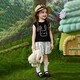 
ASK JUNIOR [Instant Cool] Children's Set Summer Children's Sleeveless Vest T-shirt Shorts Casual Pants Two-piece Girls