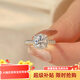 Pt950 platinum moissanite color diamond ring 1 carat six-pointed star woven real proposal wedding ring as a gift for girlfriend Six-pointed star woven 1 carat - light luxury model. For closed models, please contact customer service/remark the ring number