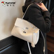 Specht Frauen Handtasche 2025 Sommer Mode einfache Umhängetasche Pendler Neue Tasche Frauen Fashion Crossbody Tasche Schwarz