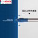 Bosch ceramic tile drill bit for drilling 6/8/10mm super hard alloy electric drill bit Dr. glass multifunctional triangle drill bit 3.0*90mm