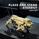 Yunya kompatibel mit LEGO Militärbausteinen 3-in-1 Mechanical Dog Strek Mobile Artillerie Rüstung Jungen Urlaubsgeschenk [mechanischer Wolf] 826pcs