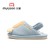 Shepherd children's slippers boys' silent indoor home shoes soft sole cartoon baby slippers cute girls' shoes lightweight bear blue 25 shoes inner length 16.5cm