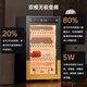 Kelong 138C cigar cabinet, constant temperature and humidity, air-cooled, frost-free, frequency conversion, WiFi, intelligent remote control, safety fingerprint lock, negative ion ammonia removal, cedar wood liner shelf, cigar and wine cabinet, 70C cedar wood liner, Cuban pattern+pure ammonia+WiFi+fingerprint lock