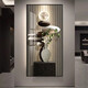 Wen Shiou's entrance painting is opposite the door Feng Shui with lamps and stones to operate the decorative sense LED lamps into the door wall light luxury T12250 60*120 (recommended 4 of 0.8 meters-0.9 meters
