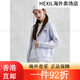 卡帕（Kappa）复古开身帽衫2025新款女运动卫衣休闲长袖外套K0E42MK01 印度紫-4316 S 均码