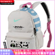 
Nike (NIKE) [customized bag] Casual sports Cute cartoon English letters Sweet girl Simple and fashionable gray and white