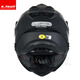 LS2 Carbon Faser-Offroad-Zughelm-Motorradhelm-Motorrad-Motorrad-Helm vier Jahreszeiten Atmungsfreie Doppellinsen MX701 Glasfasermodell-dumme schwarze Sommereis-Kopfabdeckung L (Empfohlen 56-57 cm)