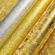 Pegado de papel tapiz de aluminio de oro yonghuan pintura decorativa decorativa dorada de oro amarillo techo cepillado papel pintado de techo de techo de pared tela de oro F17152 Versión espesa 0