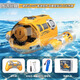 JJR/C Kinder Fernbedienungs-U-Boot Wasser Elektromatel Boat Boy Jungen Schwarz Technologie Unterwasserspielzeugmodell Wasserspray Mini kleiner Schnellboot Wasserspray Modell- [Flame Red] Fernbedienungsmotorboot Fernbedienung Motorboot