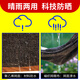 遮阳网加密加厚防晒网遮光网黑色遮阴网户外庭院汽车棚房顶隔热网 3888针黑蓝色加筋2米*11米遮阳